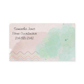Water Color Modern Personalizead