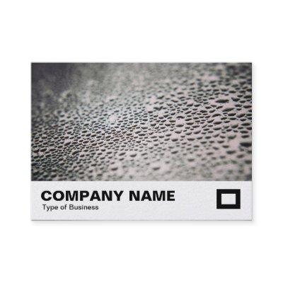Water Droplets on Glass 02 (Platinum)