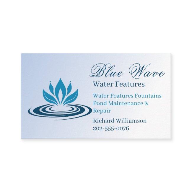 Water Feature Installation Blue