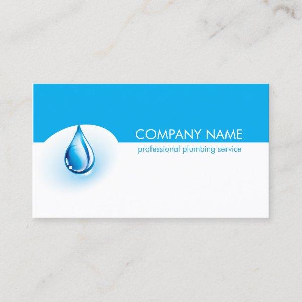 Water Filter Filtering Service Blue & White Card
