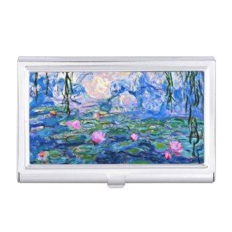 Water Lilies, famous 1919 painting by Claude Monet  Case