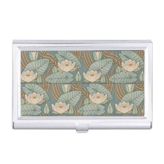 Water Lilies Lily Art Nouveau Nature  Case