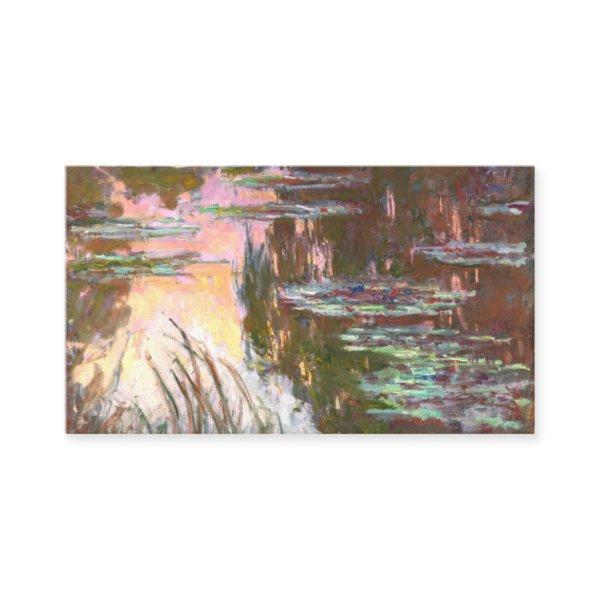 Water Lilies Sunset- Claude Monet
