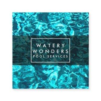 Water Sparkles Swimming Pool Cleaning Gardener  Square