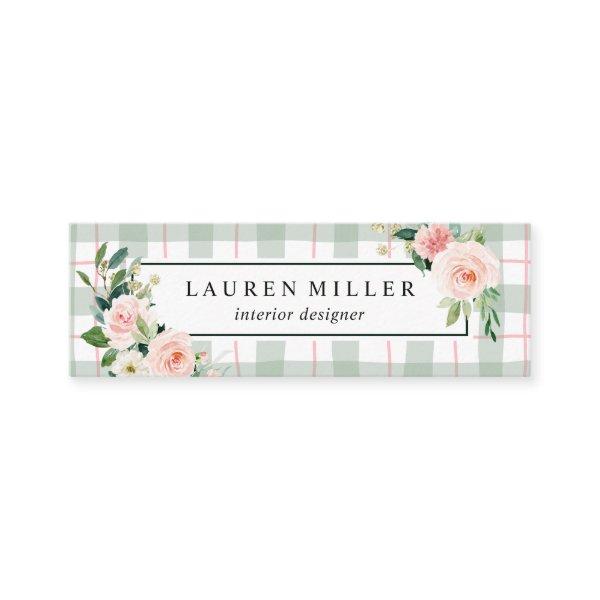 Watercolor Bloom | Pastel Plaid Mini