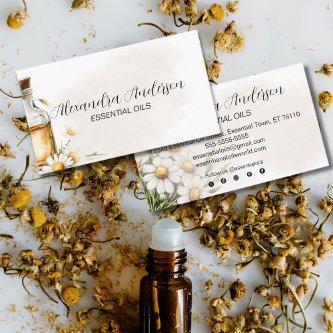 Watercolor Chamomile Essential Oils Floral