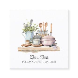 Watercolor Chef Caterer