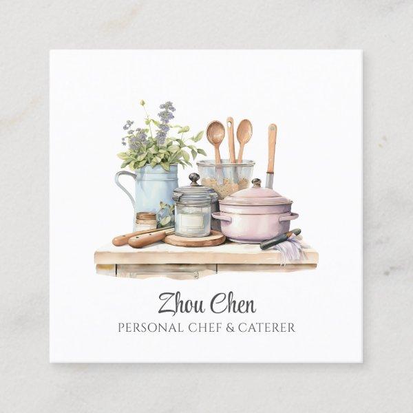 Watercolor Chef Caterer