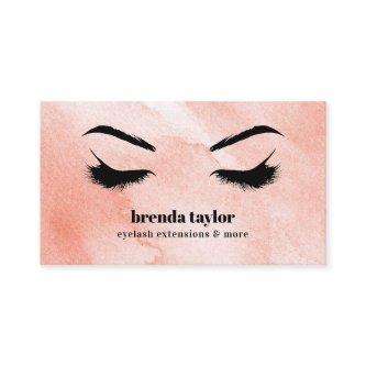 Watercolor Coral Chic Eyelash Browbar professional