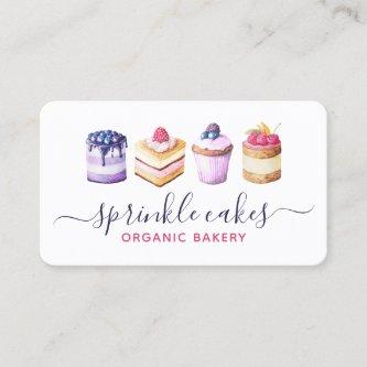 Watercolor Custom Cakes And Sweets Bakery