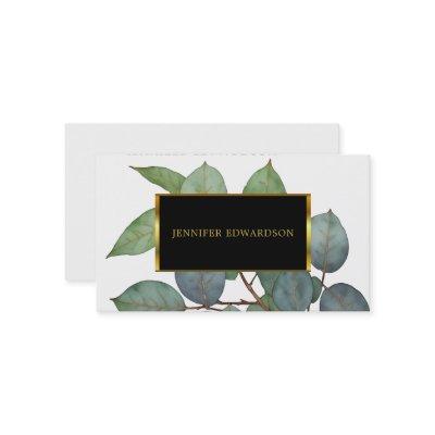 Watercolor eucalyptus greenery professional