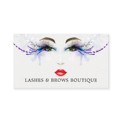Watercolor Fancy Eyelash Face Professional