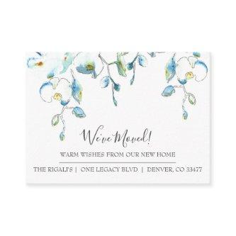 Watercolor Floral New Home Moving Announcement