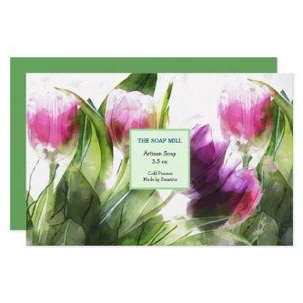 Watercolor Handmade Soap Wrapping Paper Sheet
