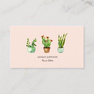 Watercolor House plant | Home sitting