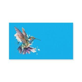 Watercolor Hummingbird