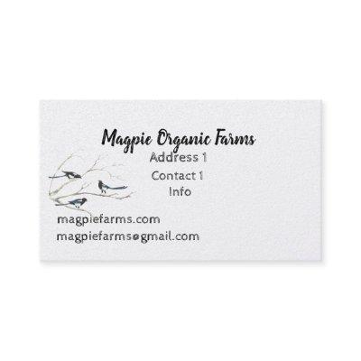 Watercolor Magpie Organic Farms