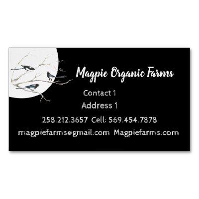 Watercolor Magpie Organic Farms