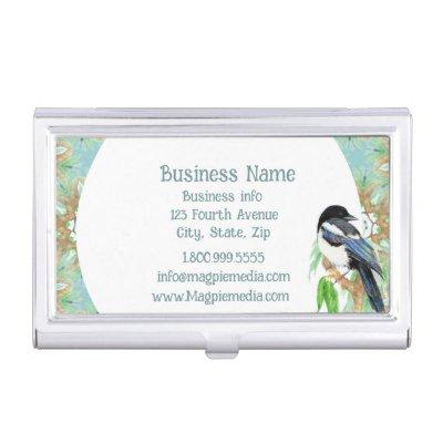 Watercolor Magpie Tribal Boho Art Wildlife Nature   Case