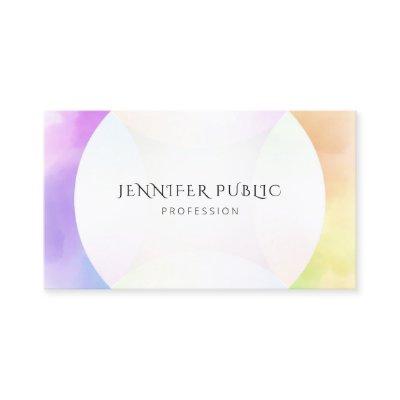 Watercolor Modern Simple Design Elegant Template