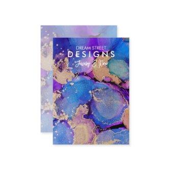Watercolor Paint Splatter Earring Display Card