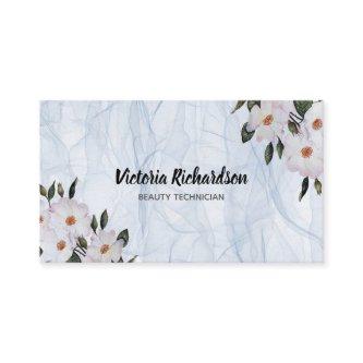 Watercolor Pink Roses Ballerina  Floral Organza