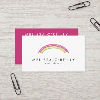Watercolor Rainbow Party Planner