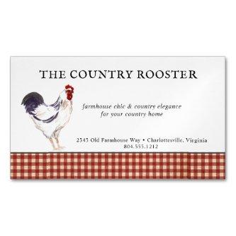 Watercolor Rooster Farmhouse  Magnet