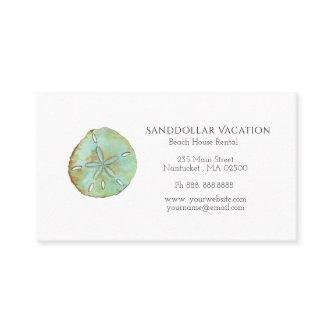 Watercolor Sand dollar nautical