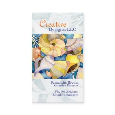 Watercolor Sea Shells Designer