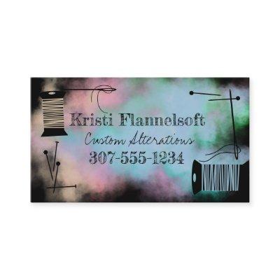 Watercolor sewing notions seamstress quilter