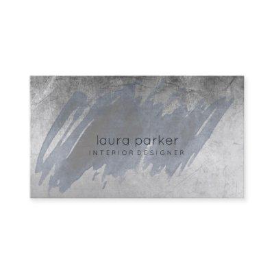 Watercolor Splatter Black Gray Abstract Modern