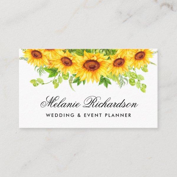 Watercolor Sunflowers Floral