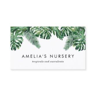 Watercolor Tropical Plants Greenery Nursery