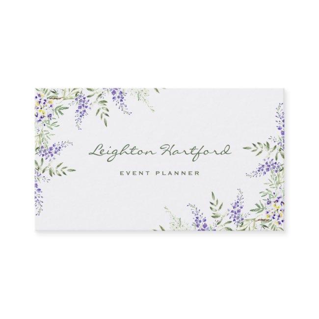 Watercolor Wisteria and Greenery