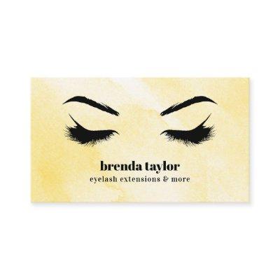 Watercolor Yellow  Eyelash Browbar professional