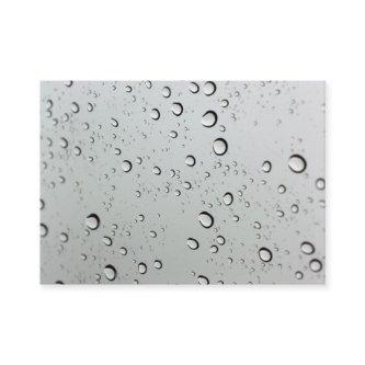 Waterdrops on Glass Background