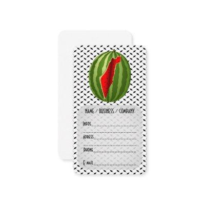 Watermelon Palestine Map Slice
