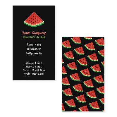 Watermelon Pixel Art Vertical
