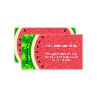 Watermelon Slice Summer Fruit with Rind