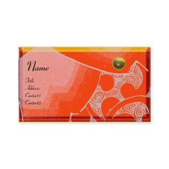 WAVES TOPAZ  MONOGRAM,white yellow orange