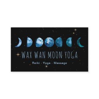 *~* Wax Wan Stars TEAL BLUE Lunar Moon Phases