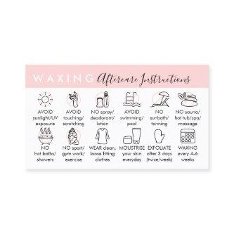 Waxing aftercare twelve advices instructions