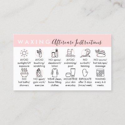 Waxing aftercare twelve advices instructions