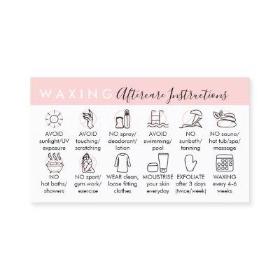 Waxing aftercare twelve advices instructions