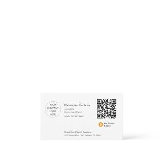 We Accept Bitcoin qr code white