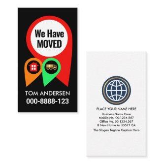 We Are Moving Location Icons
