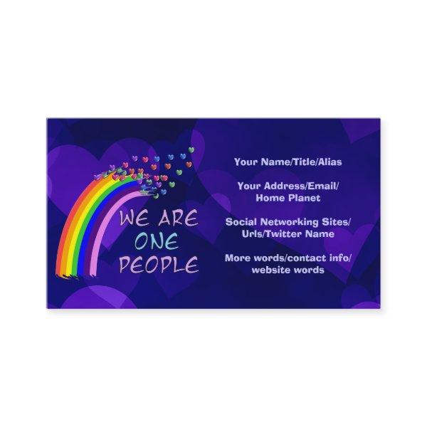 We Are One People
