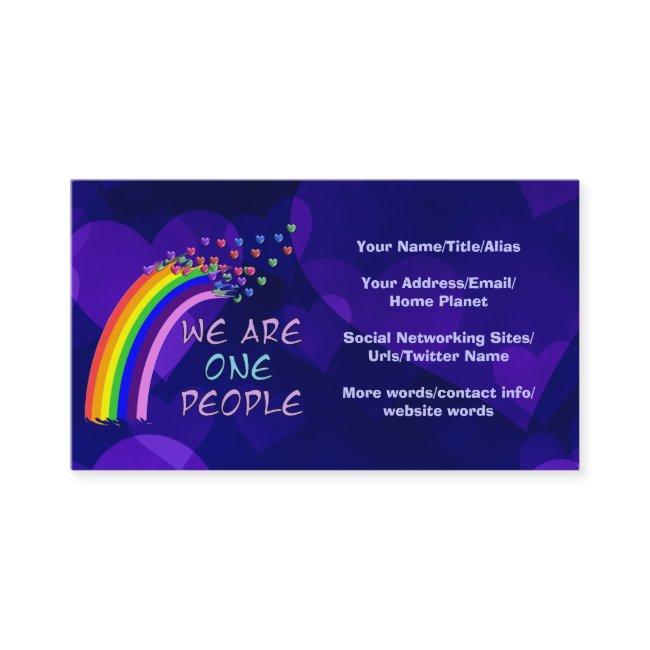 We Are One People