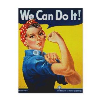 We Can Do It Rosie the Riveter Postcard